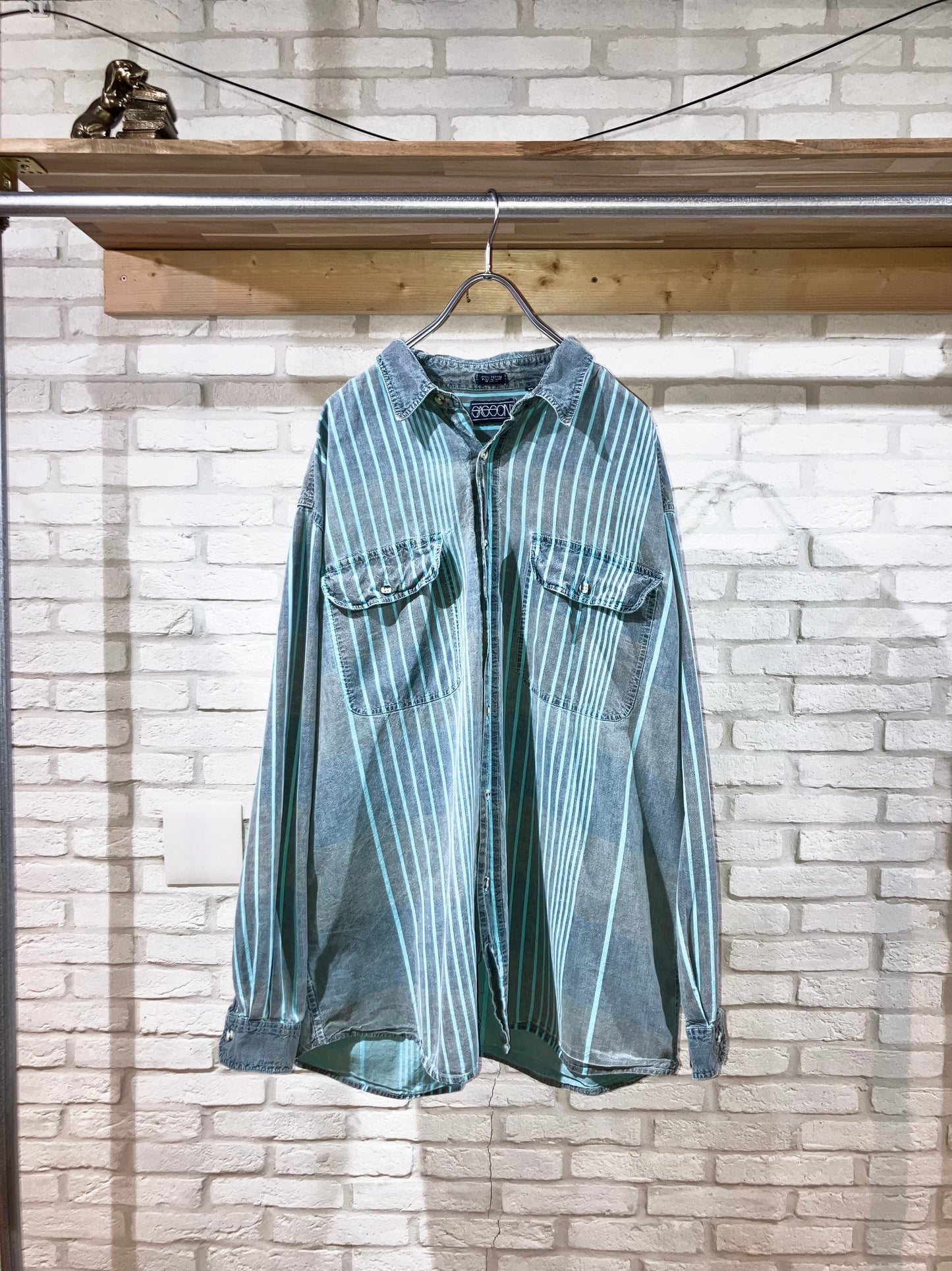 "SASSON" Old Design Stripe Shirt