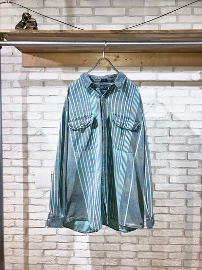 "SASSON" Old Design Stripe Shirt
