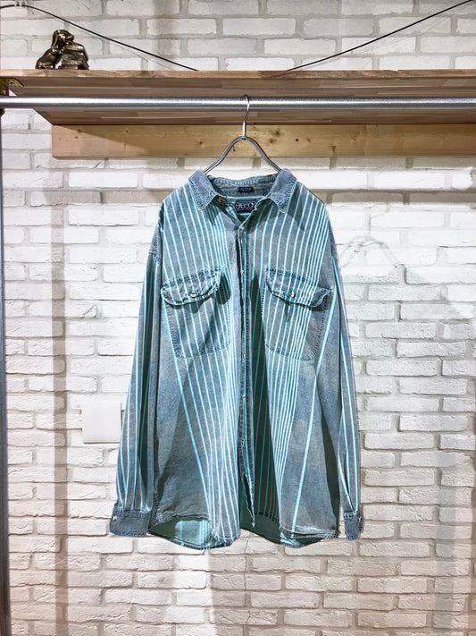 "SASSON" Old Design Stripe Shirt