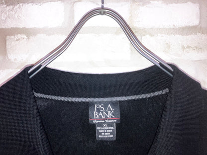 Old Merino Wool Knit Polo Shirt