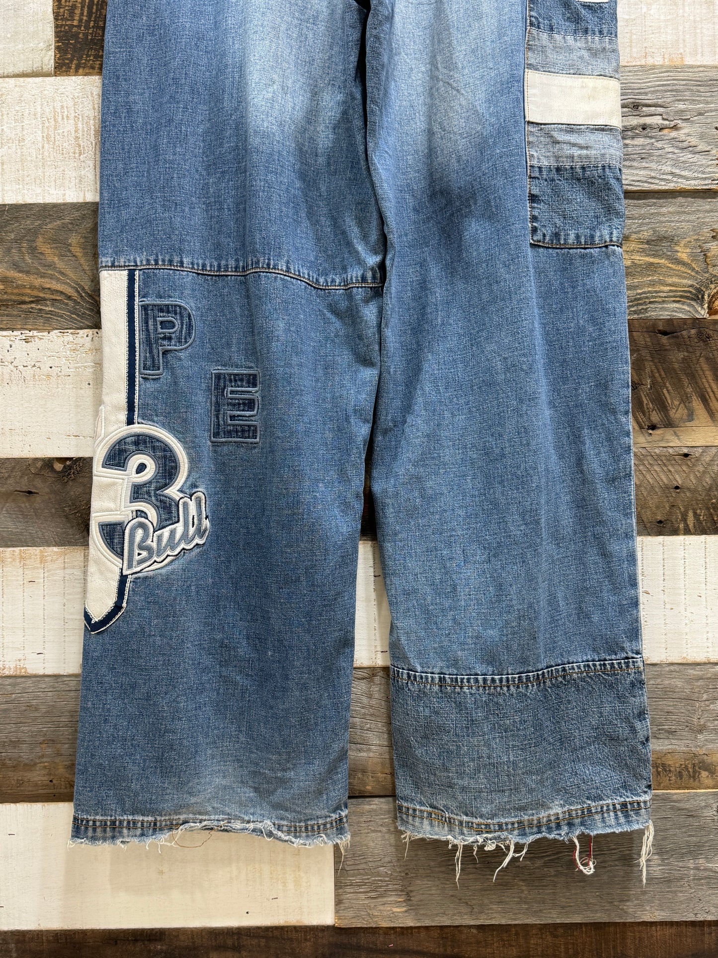 Pepe Jeans Patch Design Denim Pants
