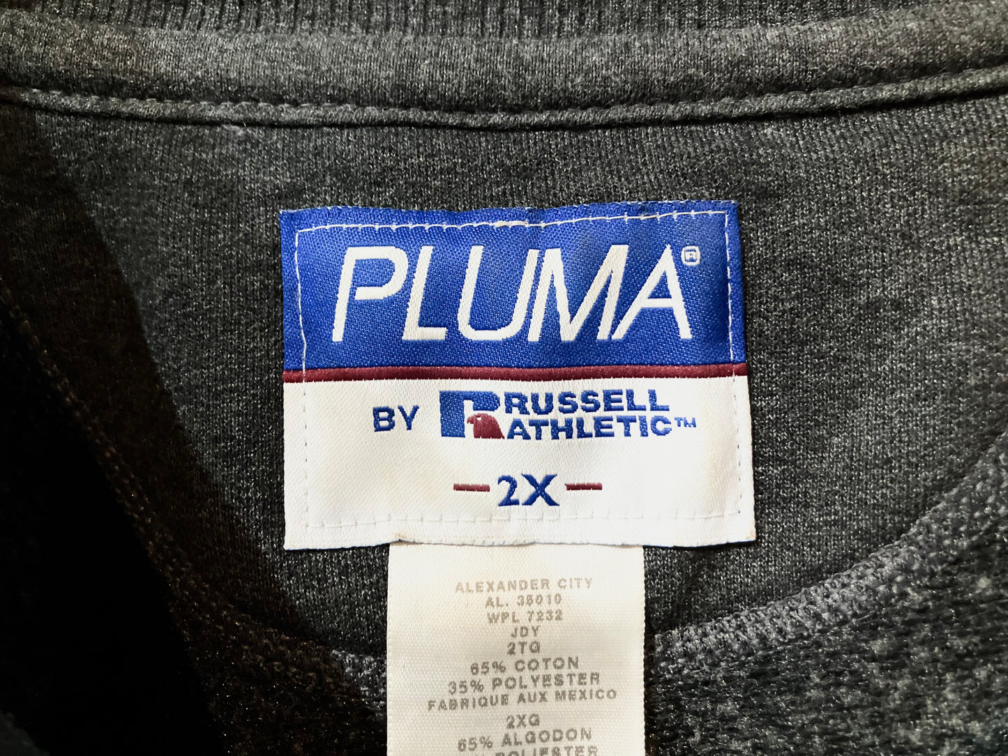 "PLUMA"×"RUSSELL" 00s Oversized Sweat