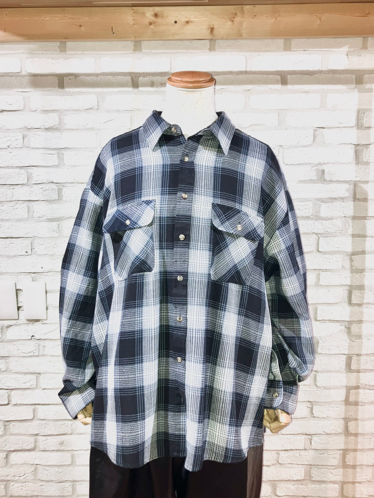 Old Oversized Check Shirt