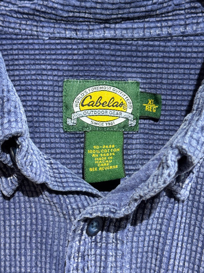Old Cabela's Block Corduroy Shirt