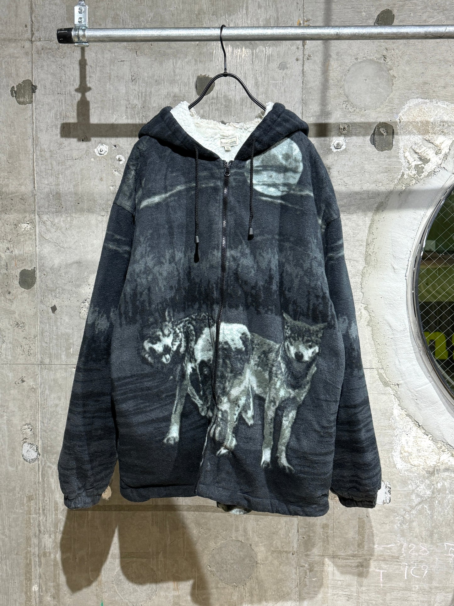 old  Sherpa-Lined Wolf's Fleece Jacket