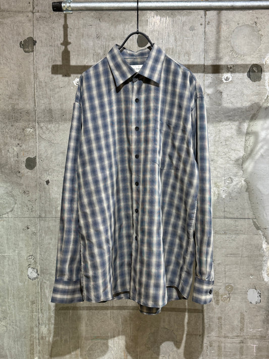 00s Ombre Plaid Shirt