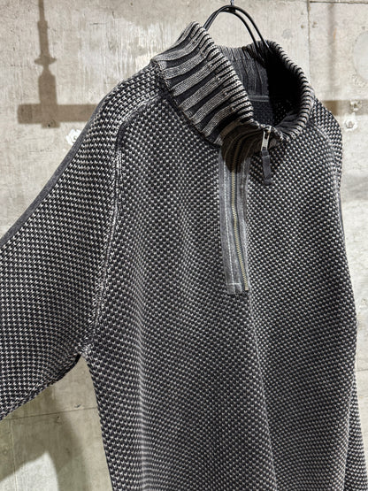 00's Half-zip carbon2cobalt Sweater