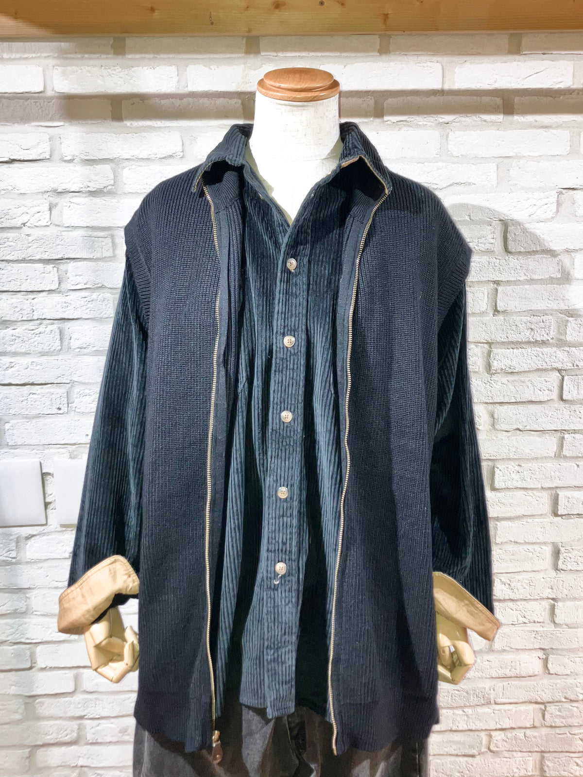 00s Oversized Drivers Knit Vest