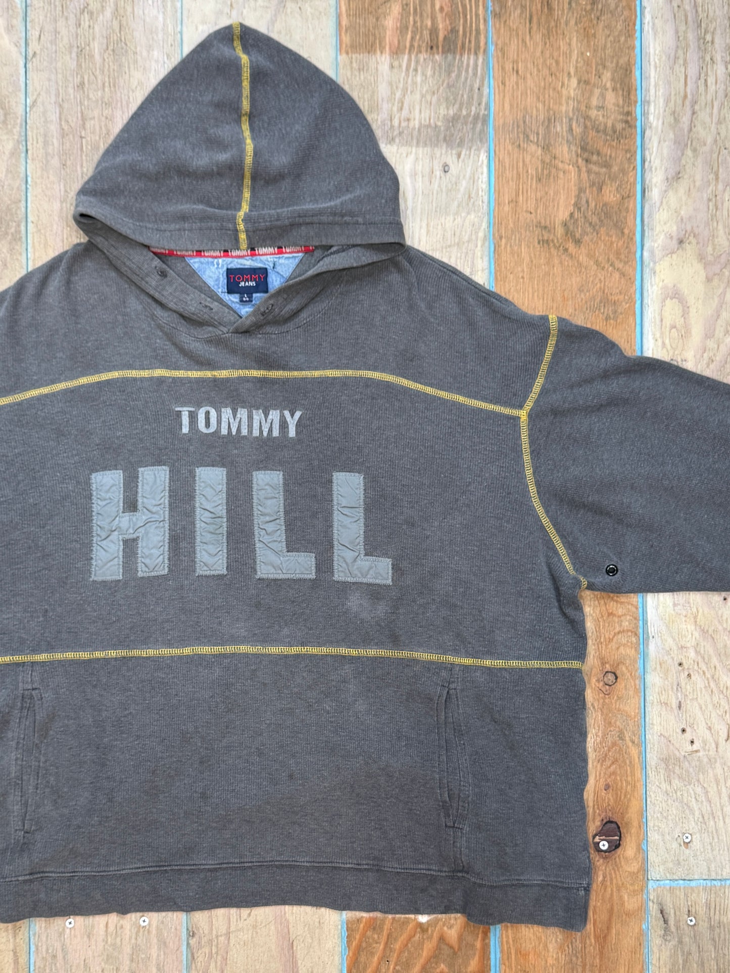 00s Tommy Jeans Knitted Boxy Hoodie