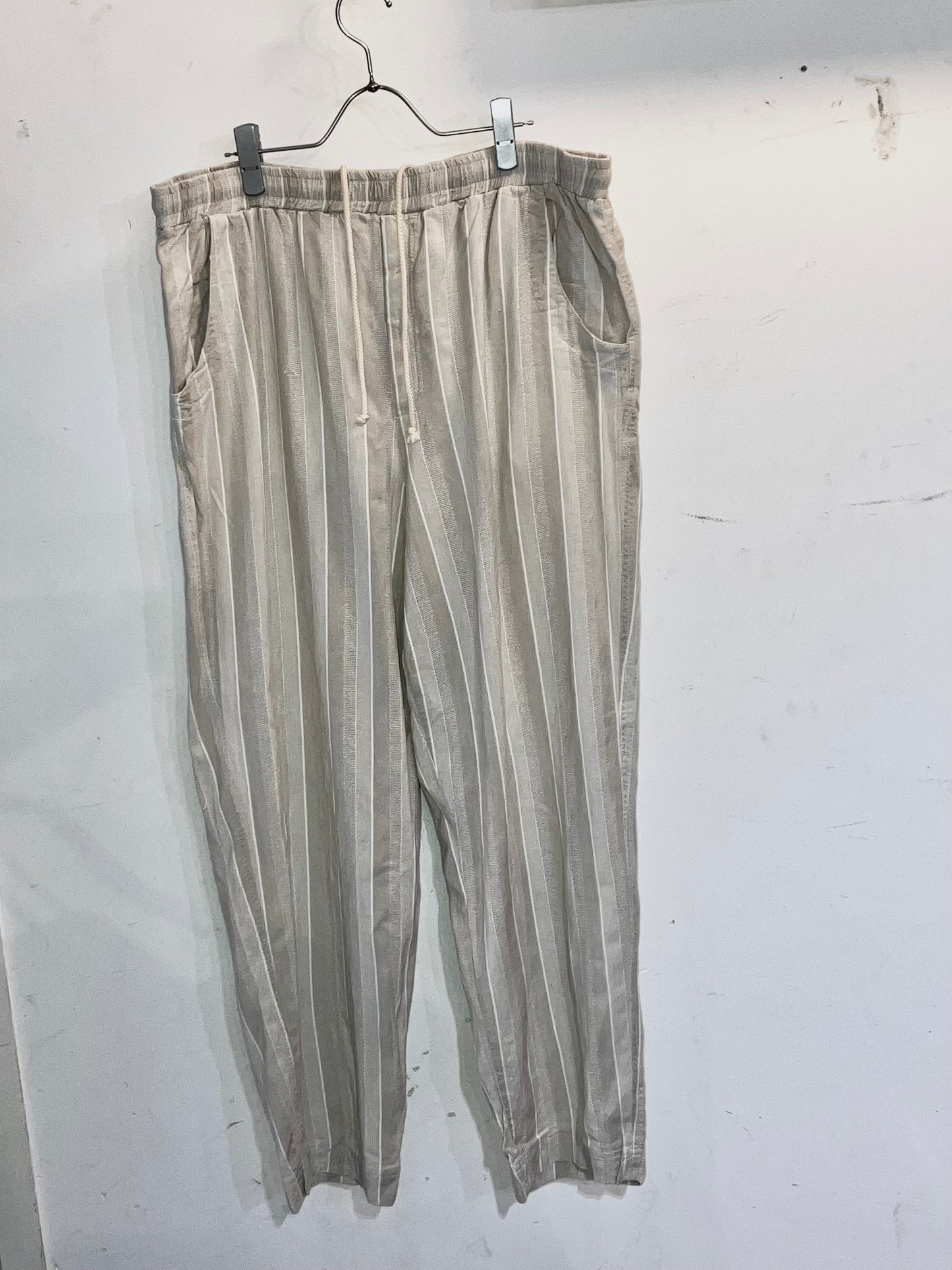 Old Stripe Wide EZ Pants