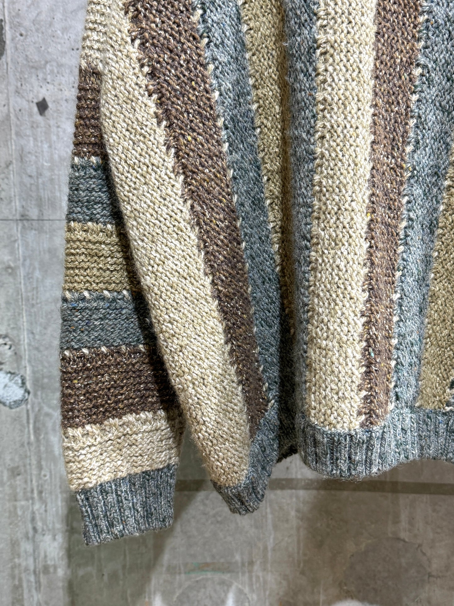 Old England made Wool Striped Sweater