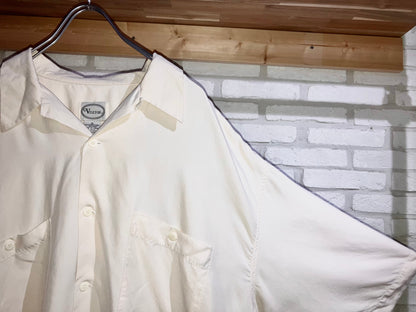 Old Open Collar Silk Shirt