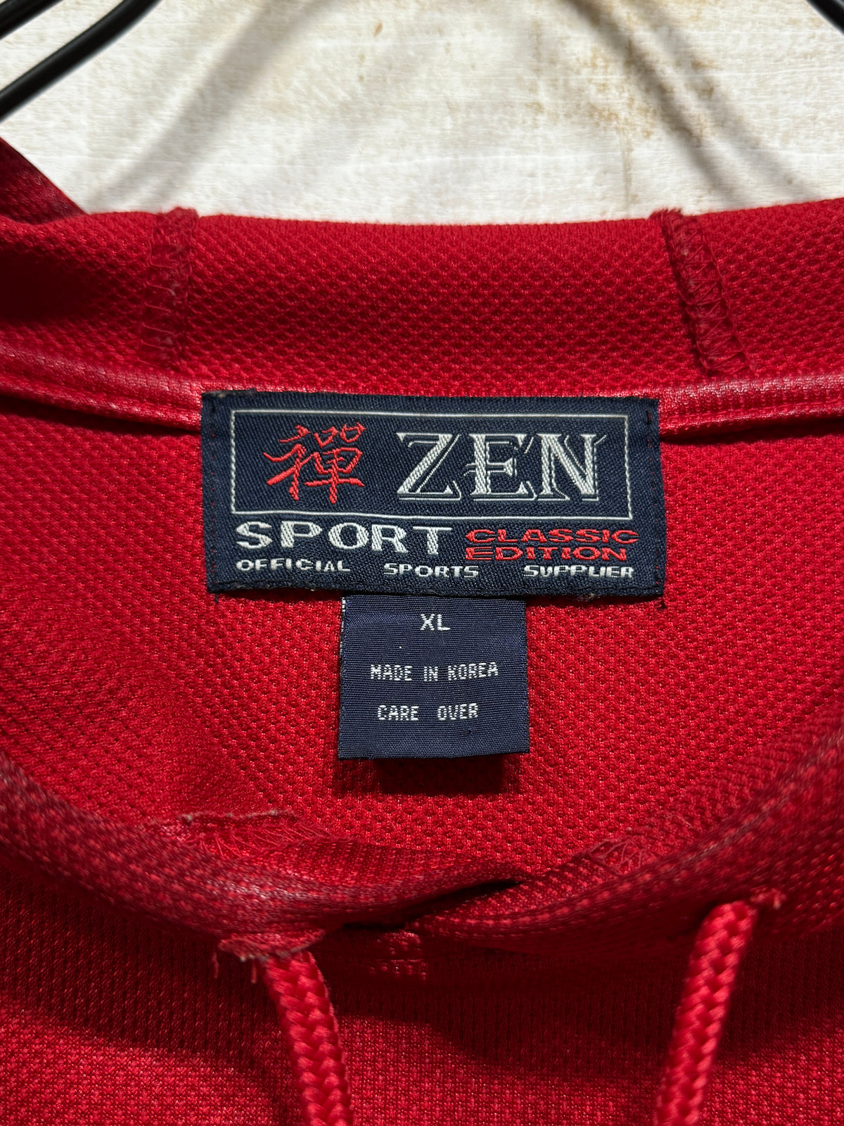 00s ZEN SPORT Varsity Hoodie