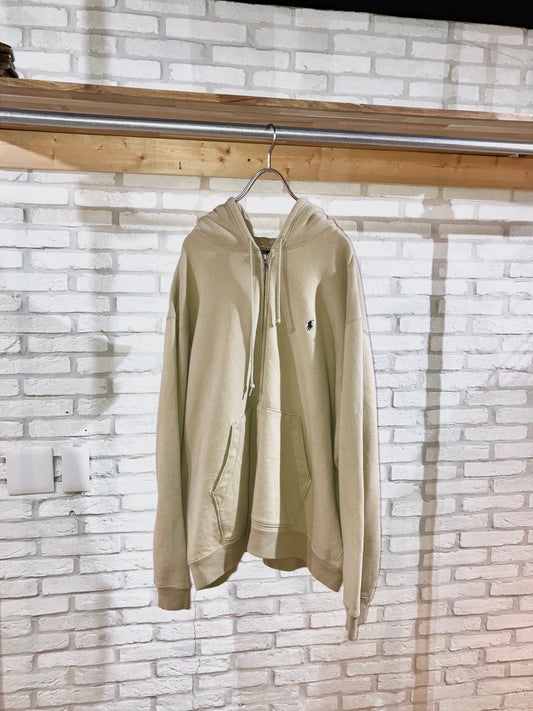 "Polo by Ralph Lauren" Old Oversized Zip Hoodie