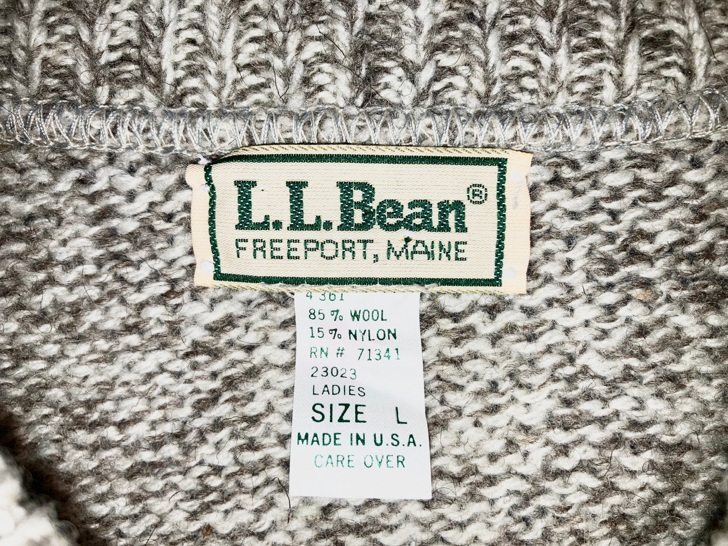 "L.L.Bean" Vintage Melange Knit