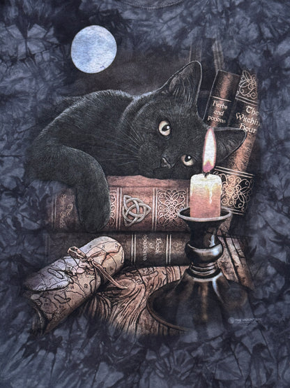 The Mountain Black Cat Tie-Dye Tee