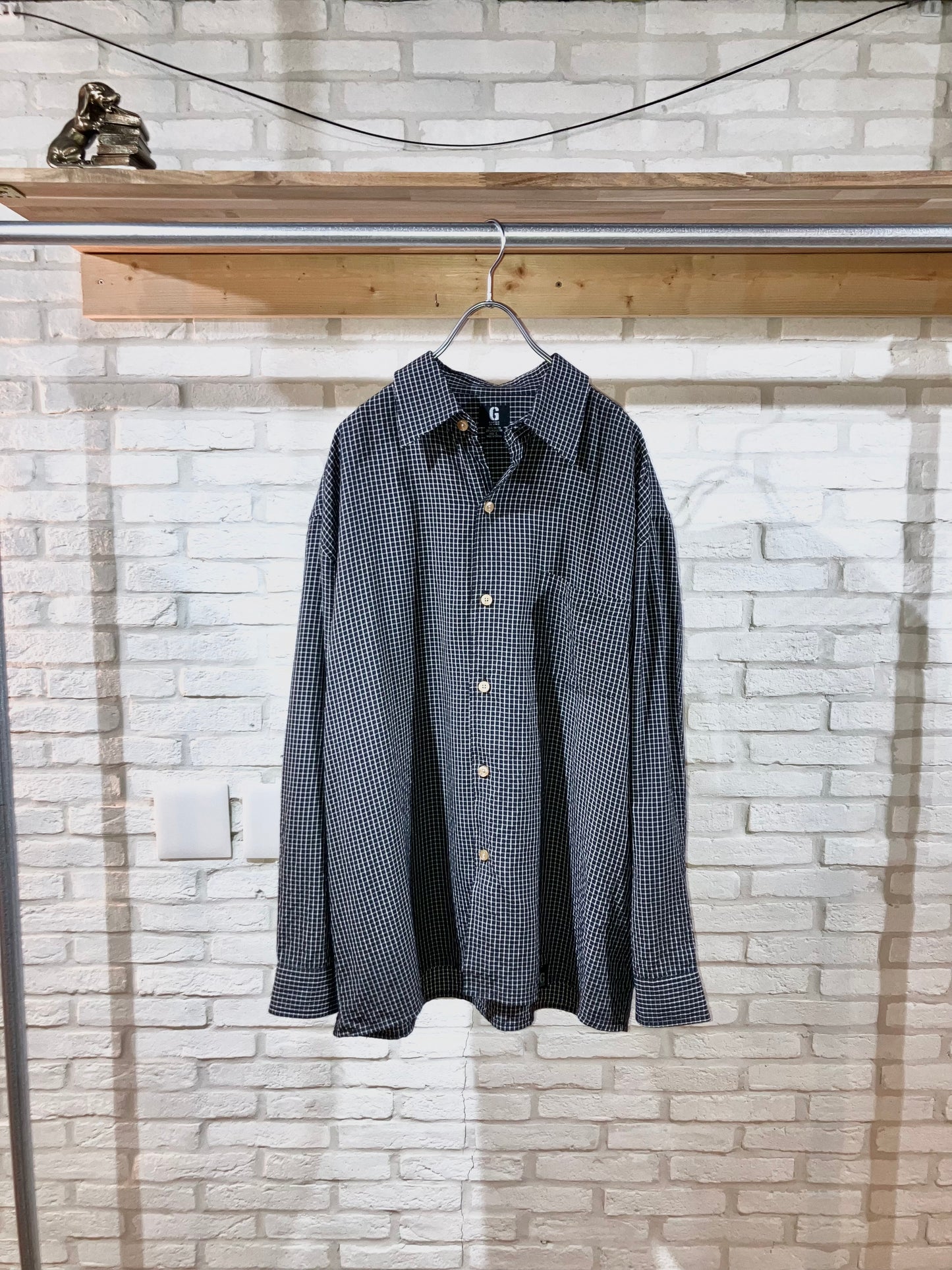 "GUESS" Old Design Check Shirt