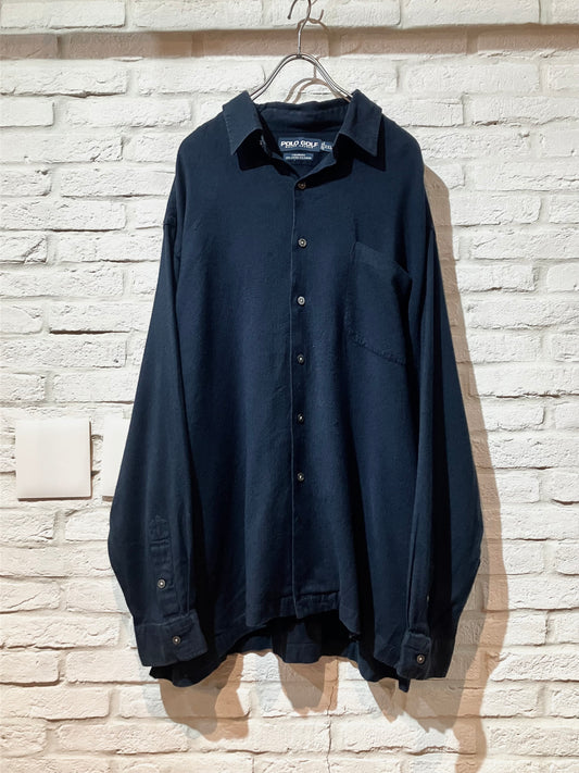 "POLO GOLF" Old Oversized Cotton&Rayon Shirt