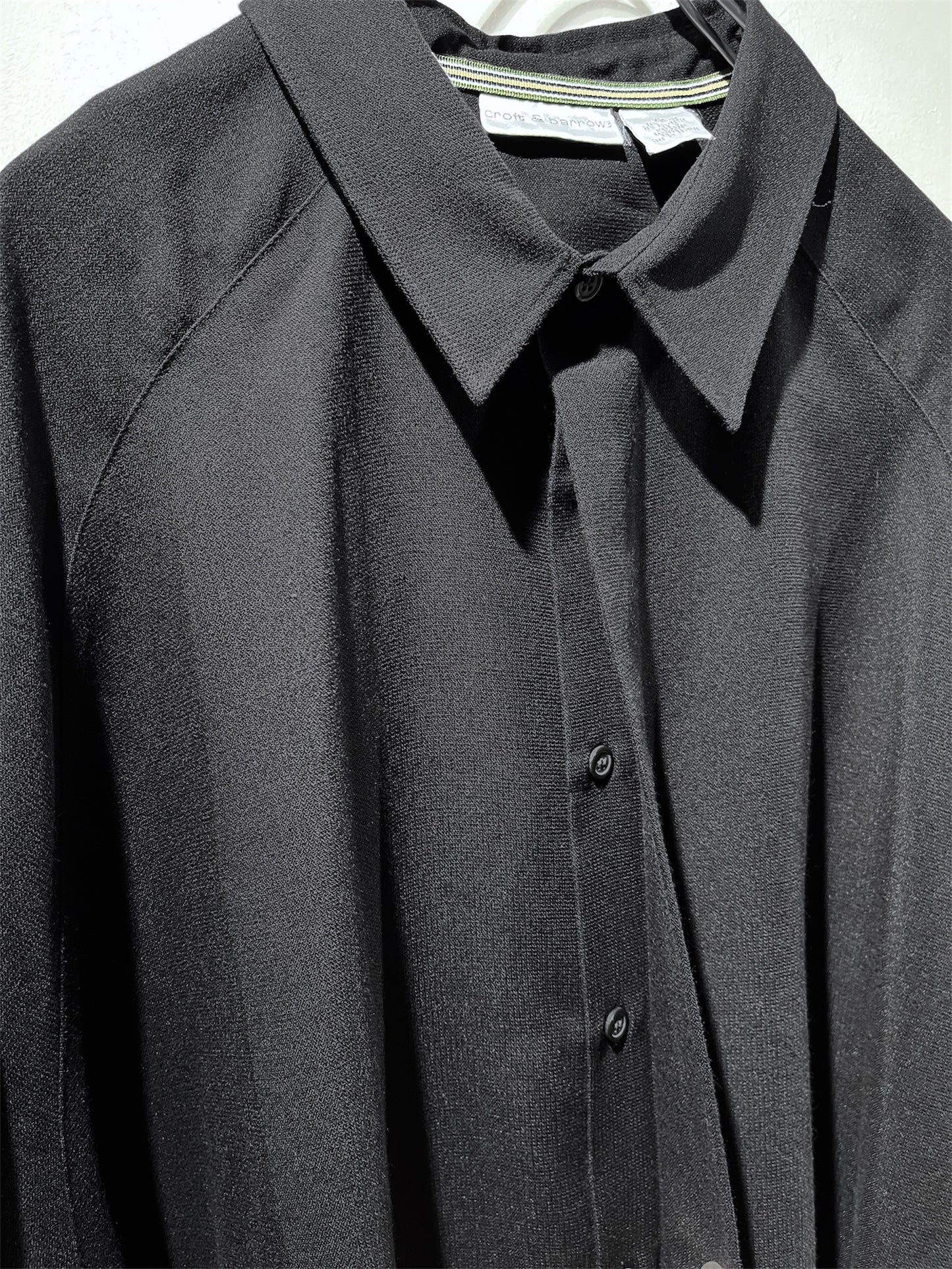 croft&barrow shoulder line raglan shirt
