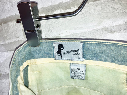 "INTERNATIOAL MALE" Vintage Stripe Pants