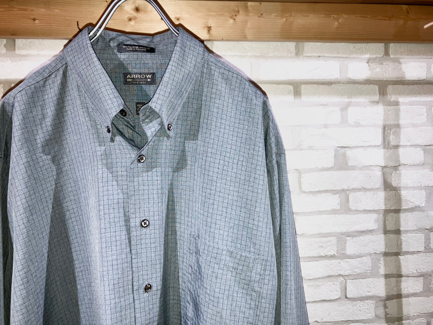 "ARROW" 00s Graph Check Shirt