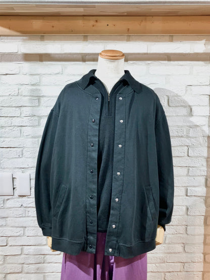 00s Oversized Design Sweat Blouson
