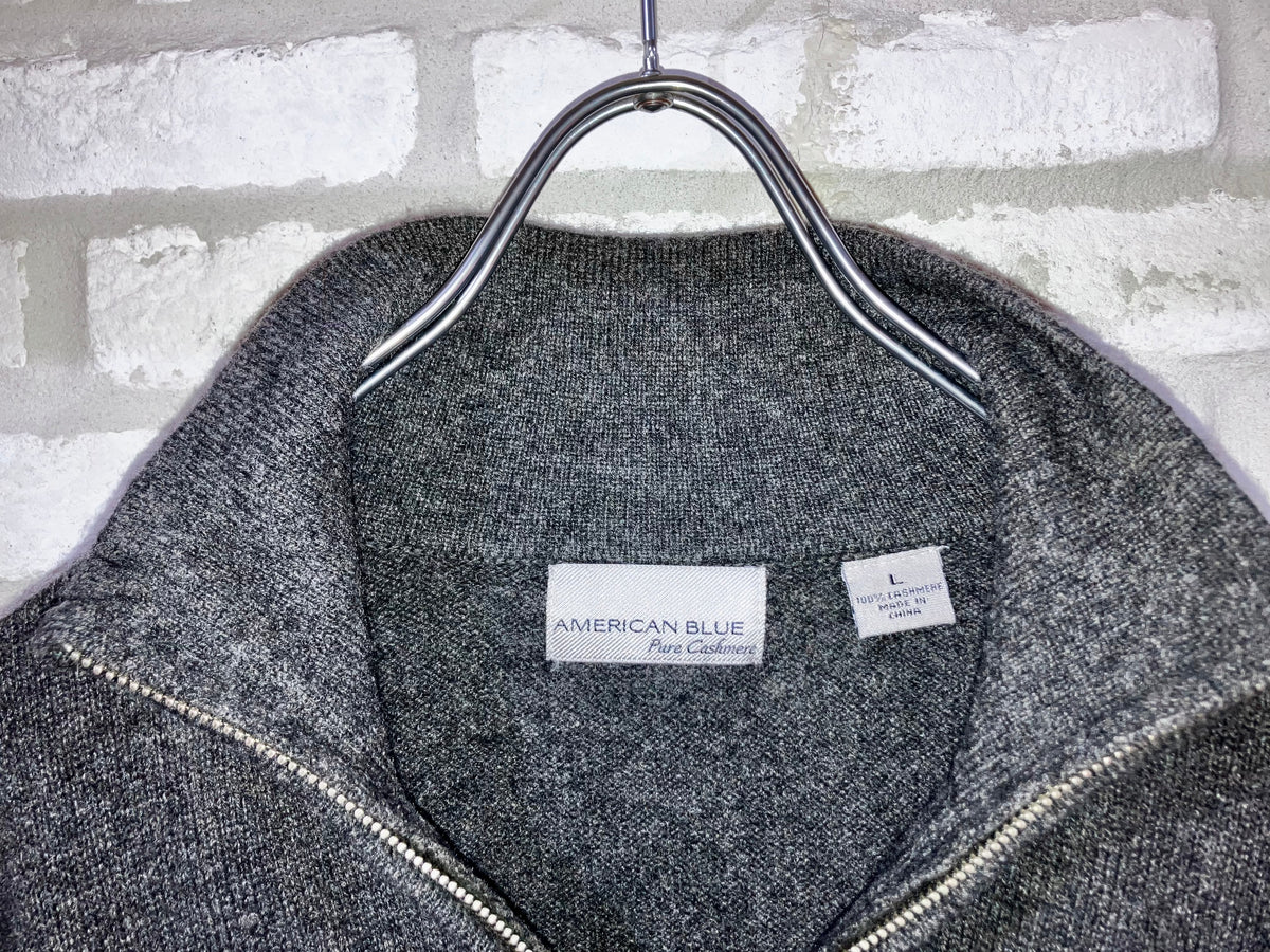Old Half Zip Cashmere Knit