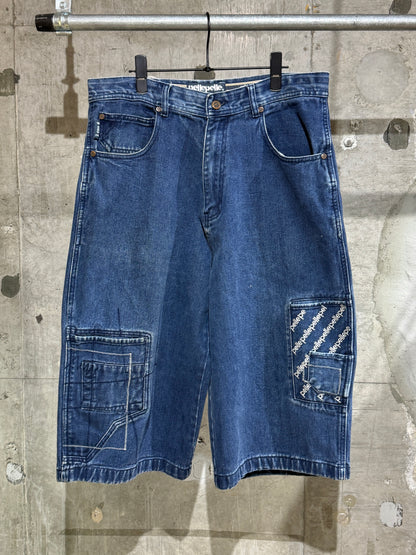 00s Vintage Pelle Pelle Denim Shorts