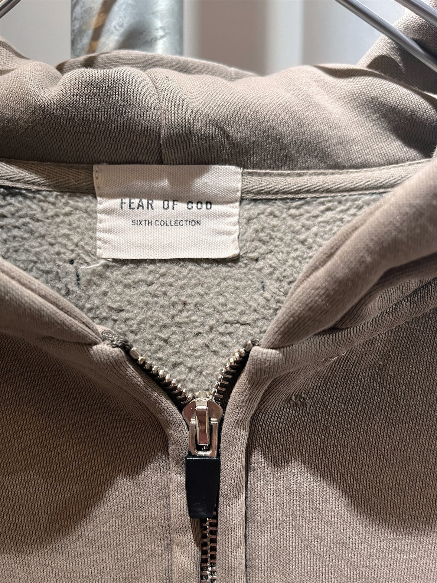 Fear of God double zip hoodie