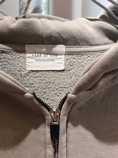 Fear of God double zip hoodie
