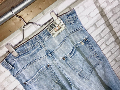 "SOUTH POLE" Old Wide Denim Pants