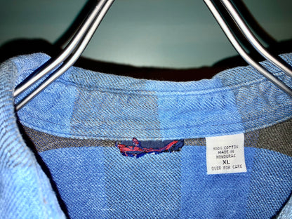 Old Heavy Flannel Check Shirt