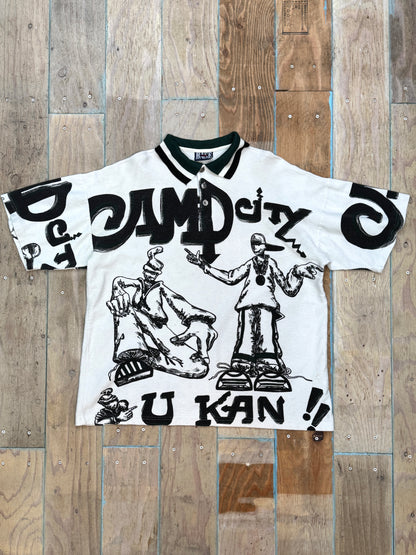 Old "CAMP CITY U KAN !" Polo Shirt