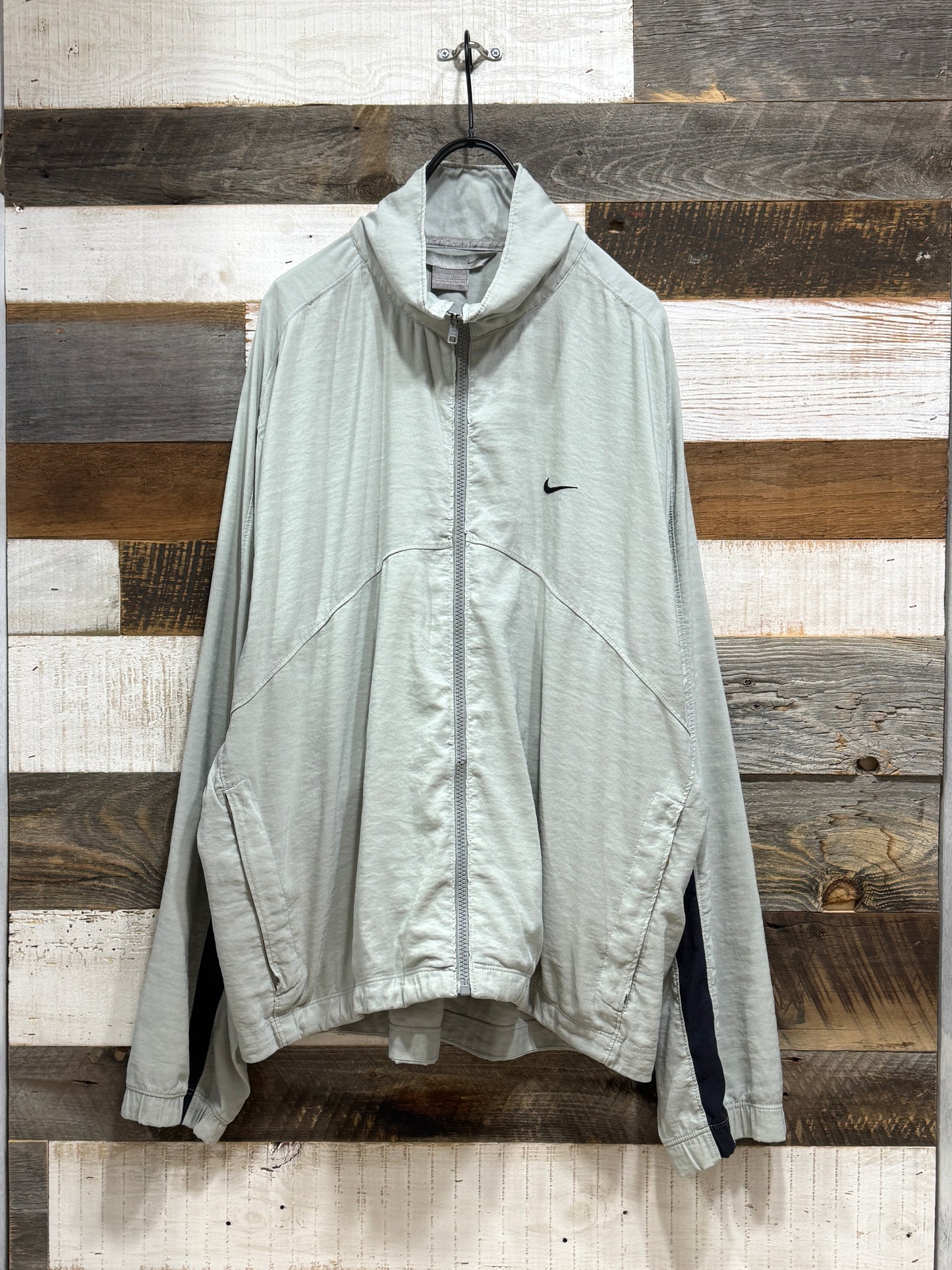 00s Nike Grey Lightweight Zip-Up Jacket