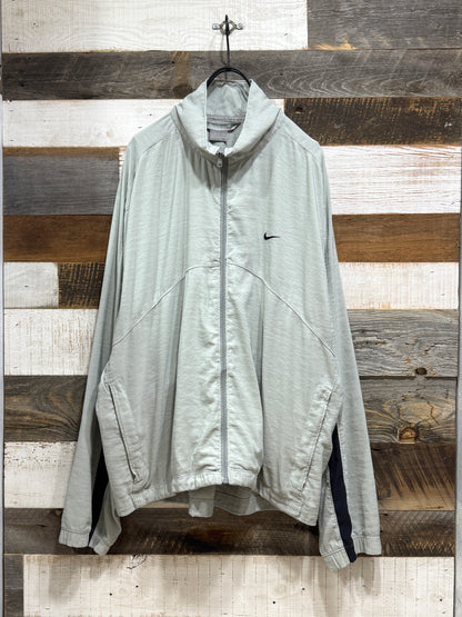00s Nike Grey Lightweight Zip-Up Jacket
