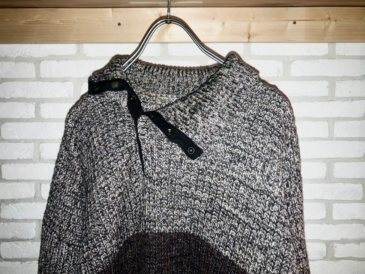 Old Design Half Botton Knit