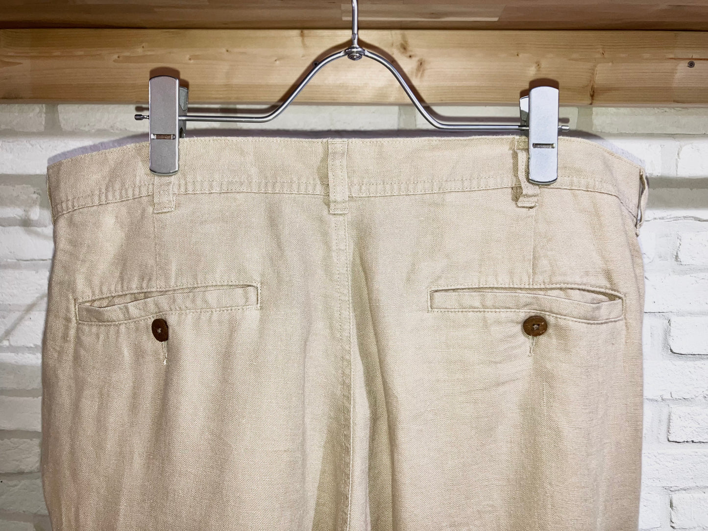 00s Linen Cargo Shorts