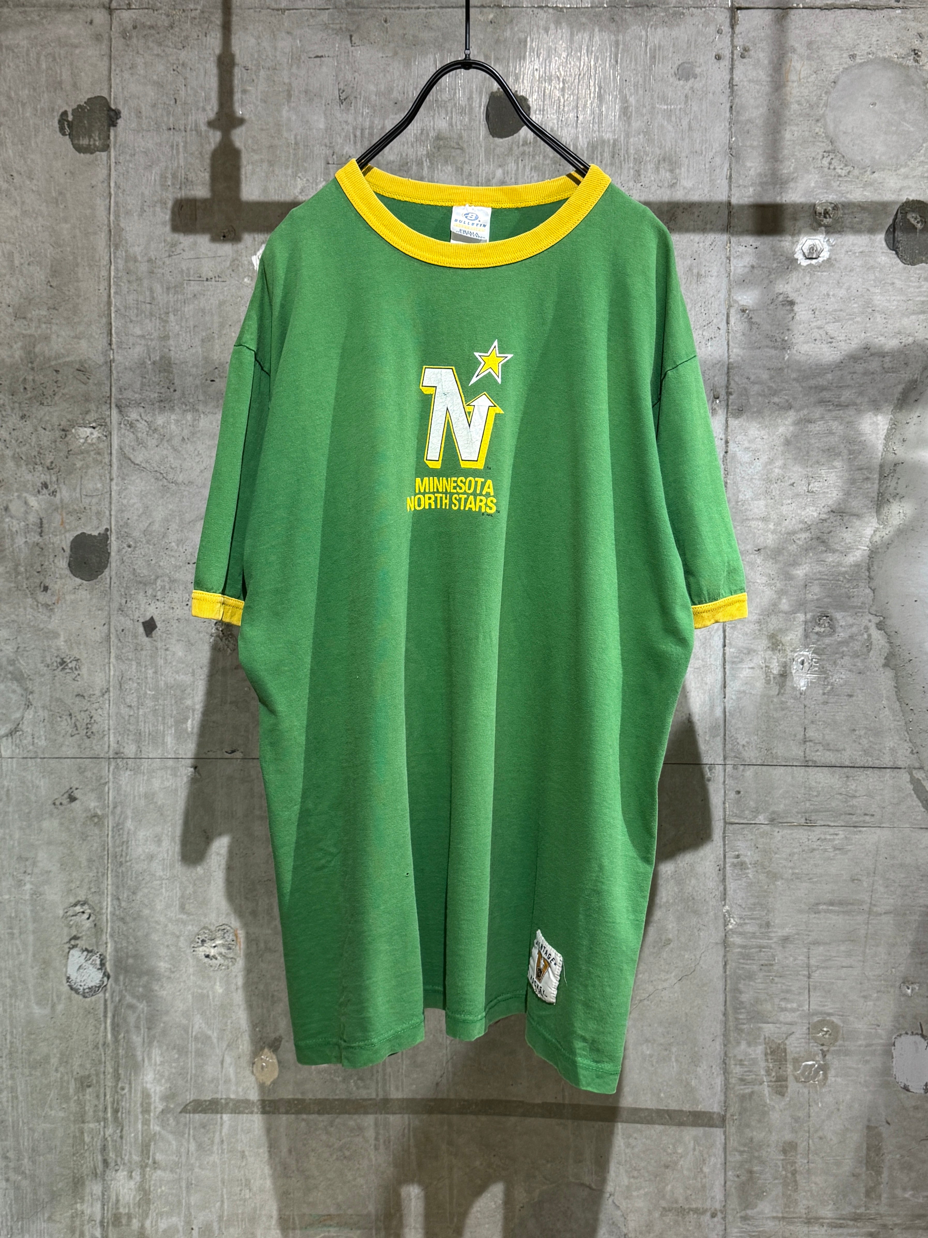 高評価アイテム Tee Ringer Stars North Minnesota NHL Vintage – USUAL AS BUSINESS トップス