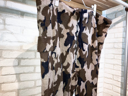 Old Camouflage Knit Pants