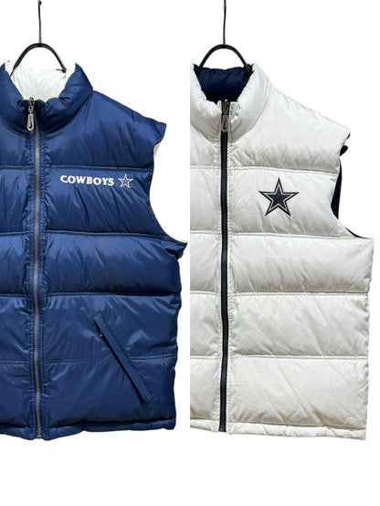 90s Nike Cowboys Reversible Down Vest