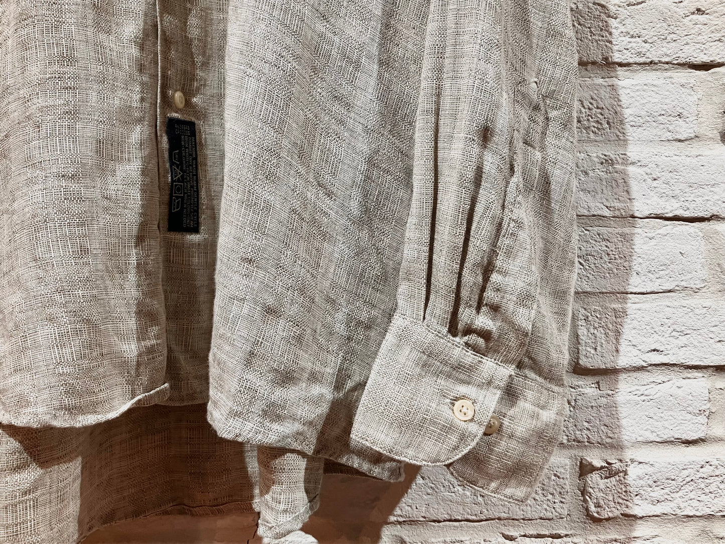 "G.H BASS&CO." Old Design Fabric Shirt