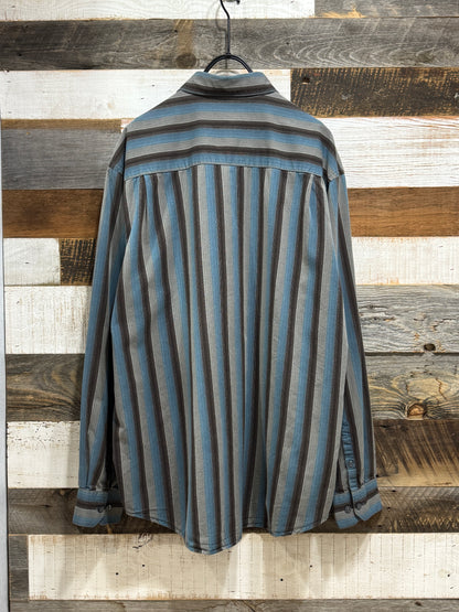 Old AXIST Striped Cotton Shirt