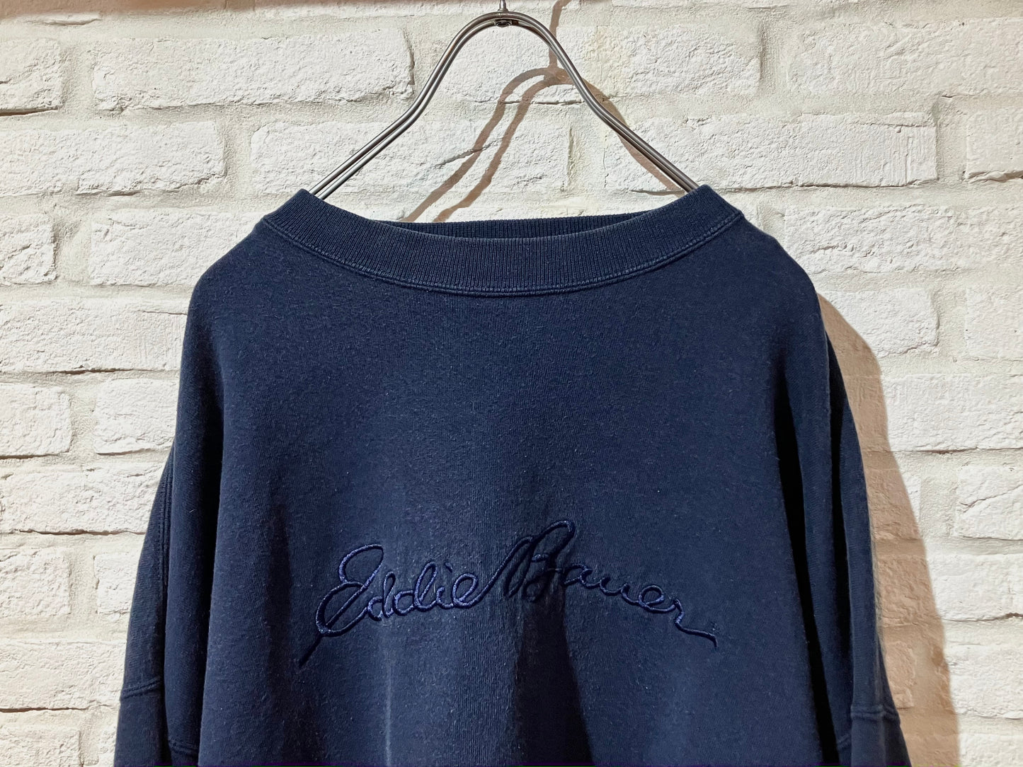 "Eddie Bauer" Old Oversized Embroidery Sweat