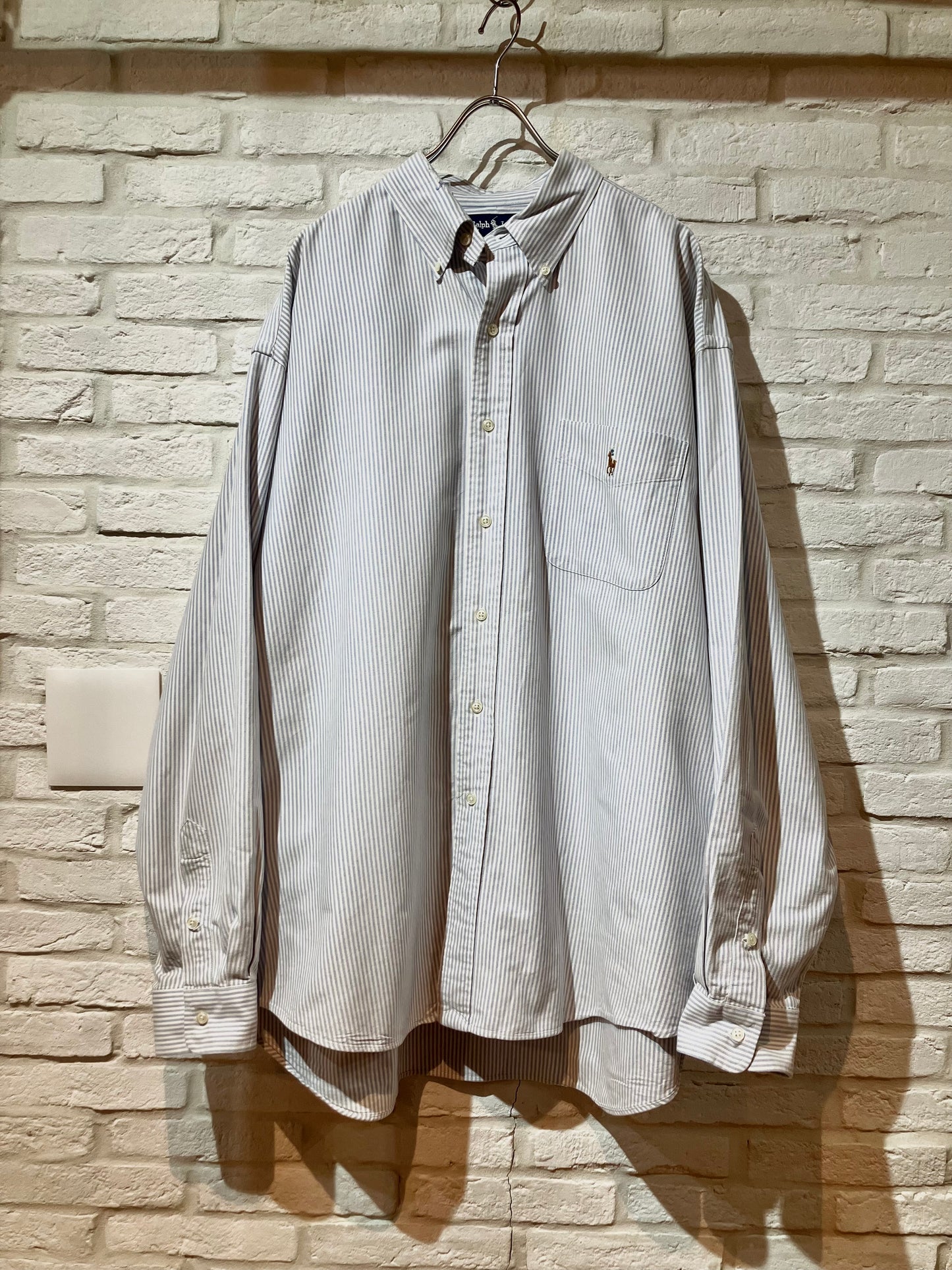 "Ralph Lauren" Old Oversized Stripe Shirt