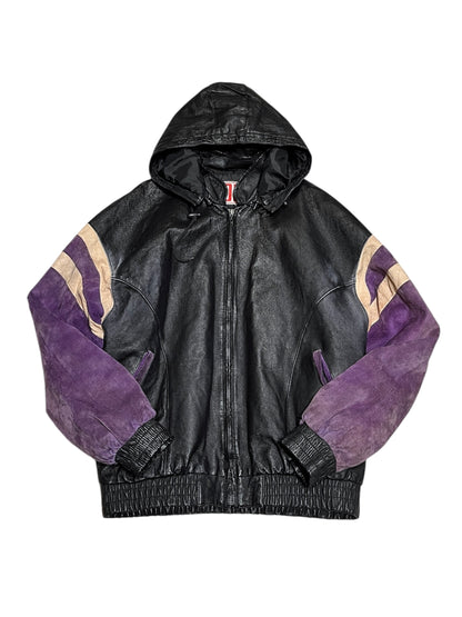 Old leather team jacket