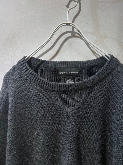 Croft & Barrow Dark Grey Cotton Sweater