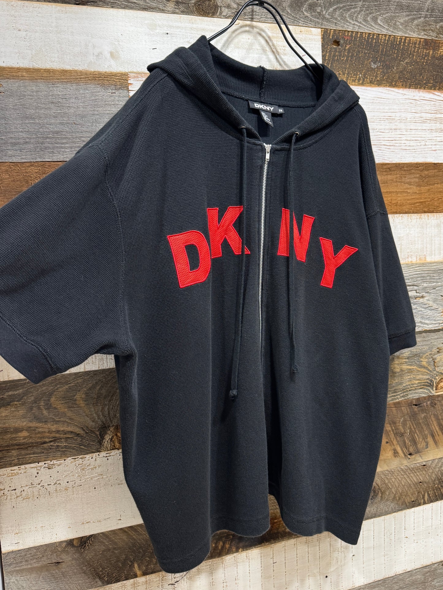 00s DKNY SS Zip-up Boxy Hoodie