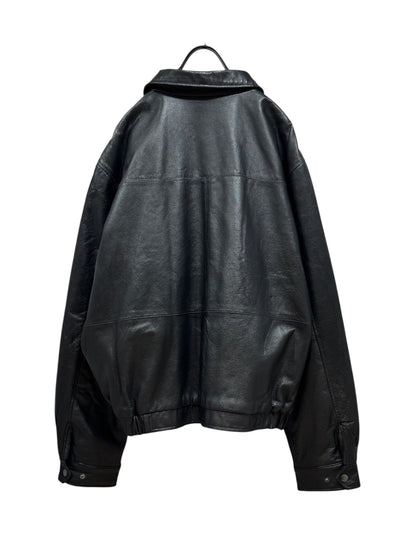 Old Croft & Barrow Leather  Zip Up Jacket