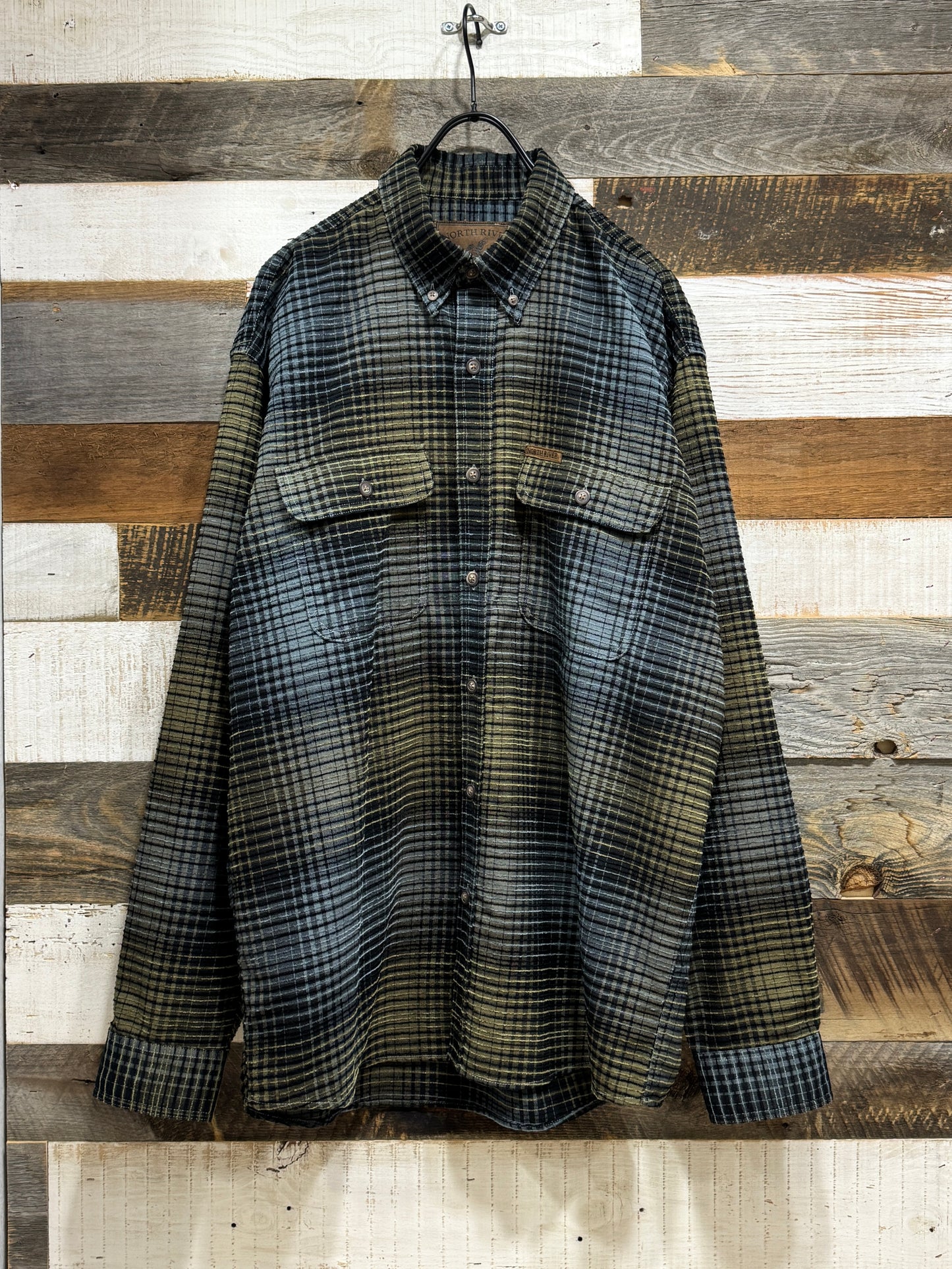 Old Shadow Plaid Flannel Shirt