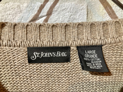 "ST.JOHN'S BAY" 00s Nice Color Cotton Knit